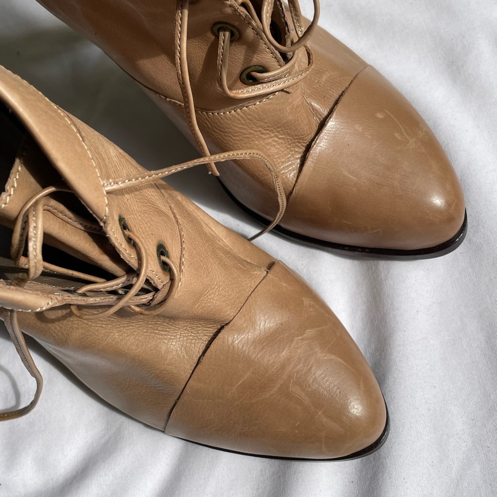 B. Makowsky | Patch-Toe Booties - image 3